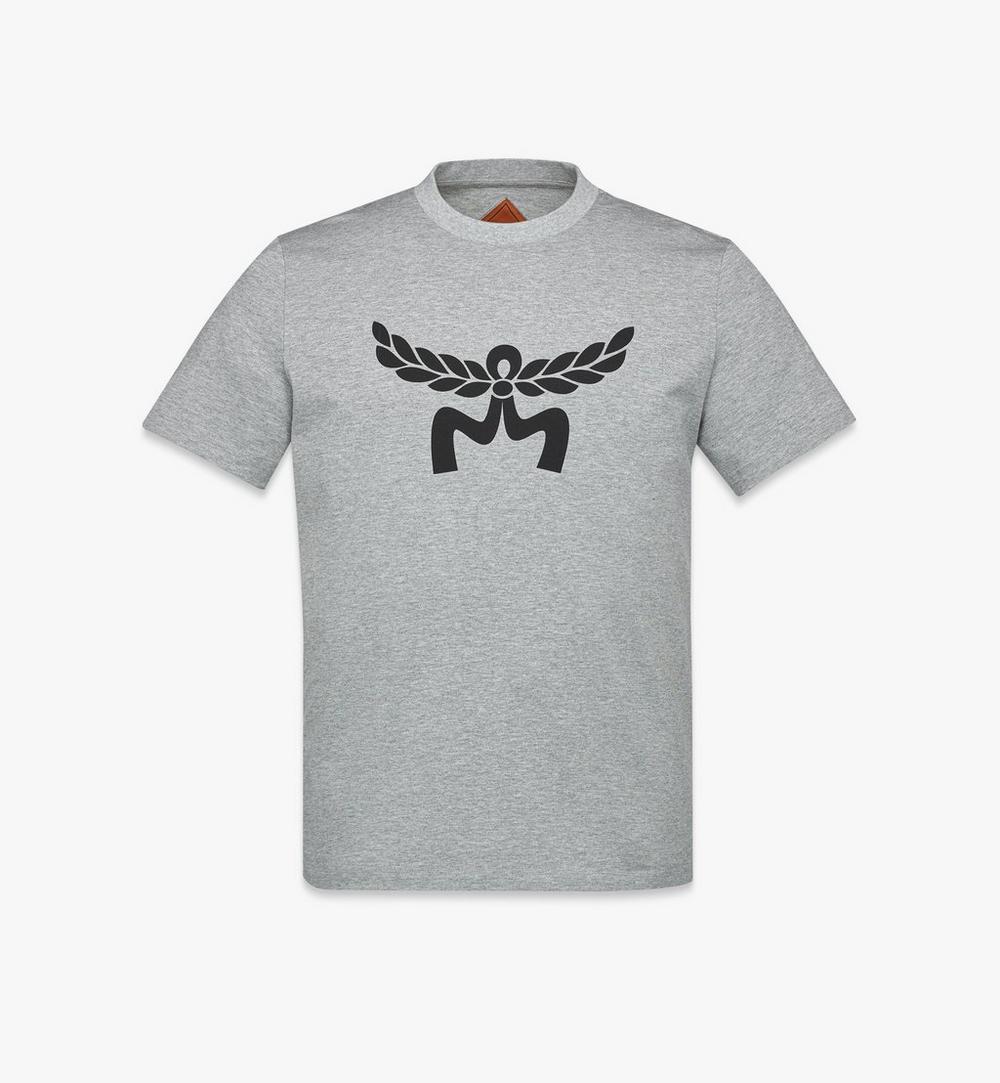 Laurel Logo Print T-Shirt in Organic Cotton 1 Laurel Logo Print T-Shirt in Organic Cotton 1